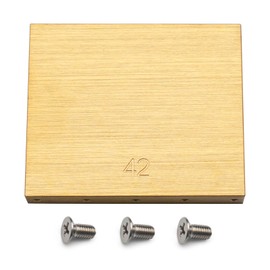 SAPHUE Height Sustain Brass Block for Tremolo System 50x8MM Fit FR Special Tremolo System Bridge (42MM)