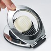 Stainless Steel Egg Slicer, 3 Slicing Styles Heavy Duty Boiled