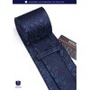Hisdern TP-01S Men’s Paisley Pattern Necktie and Square Set, Business,