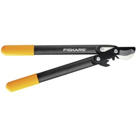 Fiskars PowerGear II Bypass Getriebe-Astschere L70, schwarz/orange