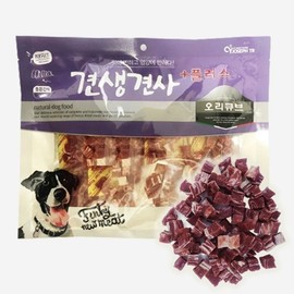 Dog Low-Fat Duck Cube 300g 1P Nutritional Jerky One-Bite Dog Meat Portlet / 강아지 저지방 오리 큐브 300g 1P 영양 육포 한입반려견육포트릿