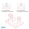 Drip Pan Electric Stove Burner Covers for Whirlpool W10278125 W10196405