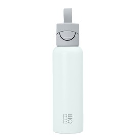 REBO Smart Water Bottle - Tracks Water Intake & Helps You Stay Hydrated - We Collect Plastic Bottles From Oceans - Stainless Steel Double Wall Vacuum Insulated Bottle 600 ml (Atoll Turquoise)