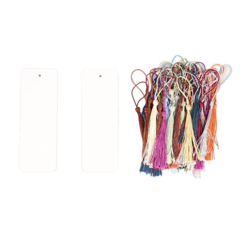 80 Sets Blank Bookmarks 5.5in Long 2in Wide Smoothing Widely