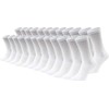 24 Pairs Cotton Crew Socks, Mens Womens Bulk Casual Sports Sock