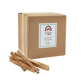 Minuteman International Fire Starting Fatwood Sticks in Refill Box, Natural Fatwood 12" W x 12" L x 12" H