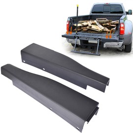 RainMan S Left & Right Side Flex Step Tailgate Molding Trim Cap Rear Replacement for 2010-2016 F250 F350 8C3Z9941018AA 8C3Z9941019AA