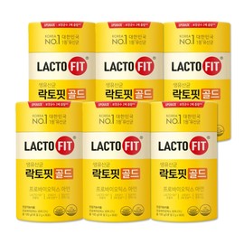 Lactopit Chong Kun Dang Lactopit Gold Lactopit Live Lactobacillus Gold 50 sachets / 종근당락토핏골드 락토핏 생유산균 골드 50포 X 6통