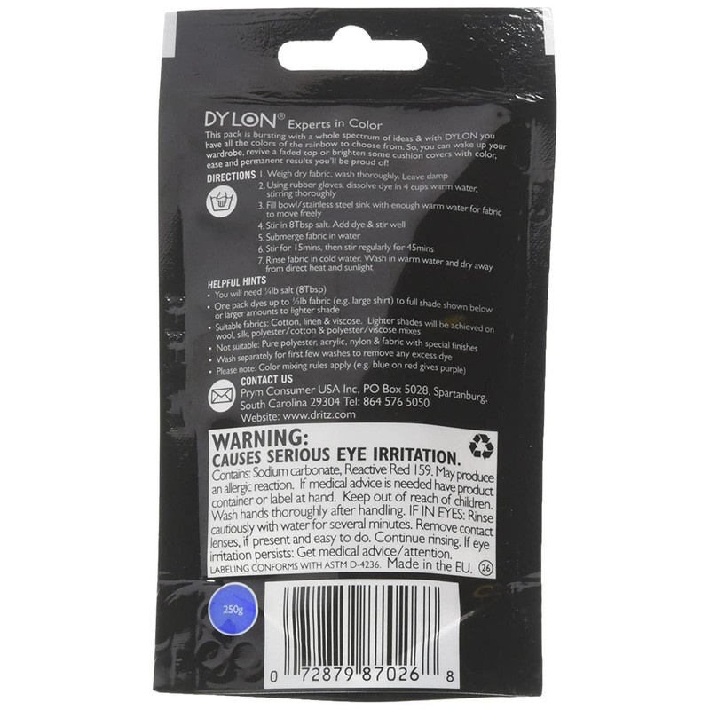 Dylon Ocean Blue Hand Dye 50g