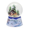 Nostalgia Snow Globe Romantic Carriage Ride Sleigh Ride with Christmas