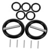 jojofuny 30sets Professional Electric Wrench Retaining Ring Clip Friction Ring
