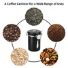 Ohtomber Coffee Canister Storage Container - 22OZ Stainless Steel Airtight