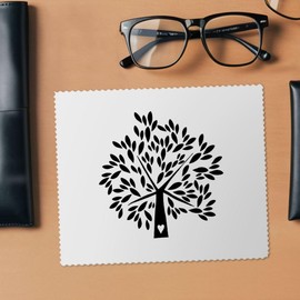 Azeeda 2 x 'Lebensbaum mit Herz' Mikrofaser-Objektiv- / Brillenreinigungstücher (LC00029519)