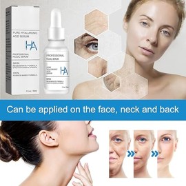 Esencia Suero Retráctil De Poros, Suero De Ácido Hialurónico Puro para Humectante Facial, Arrugas Que Se Desvanecen, Esencia De Reparación Reafirmante para Iluminar La Piel Antiedad (Retráctil De Poros)