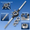 Anfrere 45 pcs Metric Tap and Die Set, Standard Tap