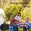 ZQSFPK Cool Bag, 35L Cool Box, Insulated Picnic Lunch Bag