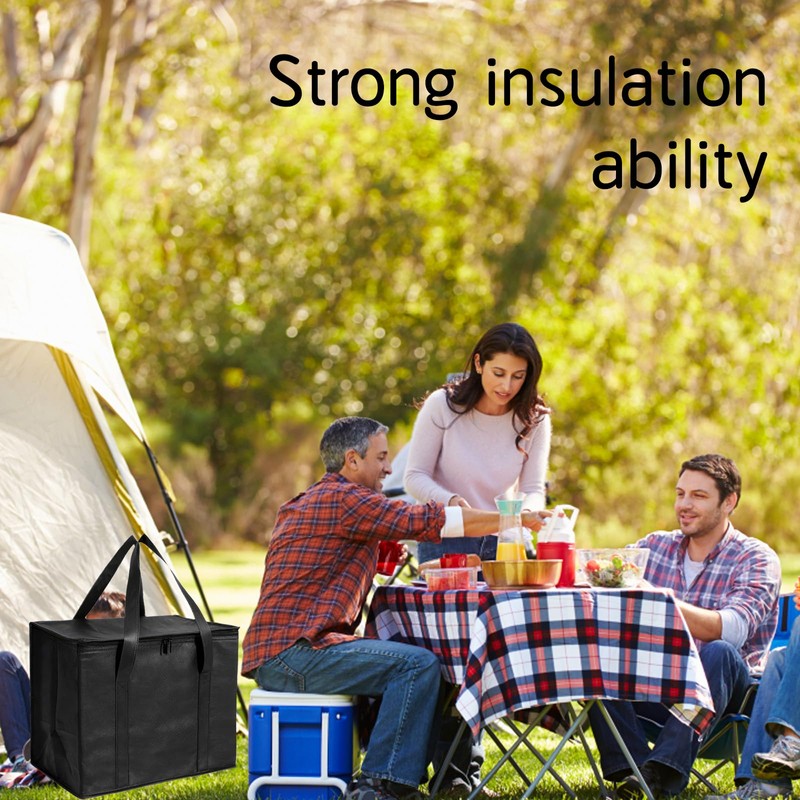 ZQSFPK Cool Bag, 35L Cool Box, Insulated Picnic Lunch Bag