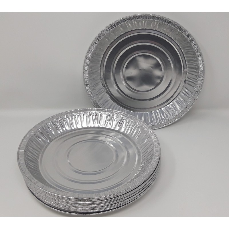 Aluminium Foil 9" 23cm Round Pie Flan Tart Plates Trays