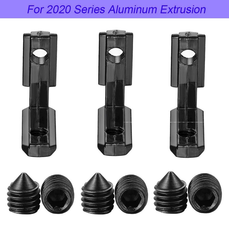 20pcs T-Slot L Shape Interior Corner Connector Joint Brackets +