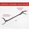 Dragonfire Log Grabber - 40" Long Fire Pit Tong with