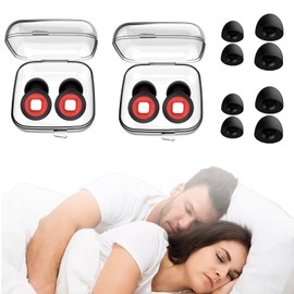 Lsydgn 2 Pairs of Motorcycle Earplugs, Wind Noise, Motorcycle Hearing Protection, Artvive Earplugs, Prevent Hearing Damage from Motorcycling, Reusable Earplugs for Sleeping and Noise Reduction