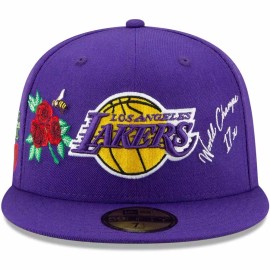 New Era Los Angeles Lakers Icon II Palm Tree City Edition Fitted Hat Size 7 5/8