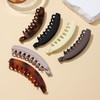 6 Pack 5 Inch Banana Hair Clips for Women Thin