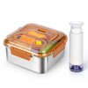 Vacuum Sealed Container，ｗith Vacuum Pump，Stainless Steel Vacuum Food Storage Container，for　Food
