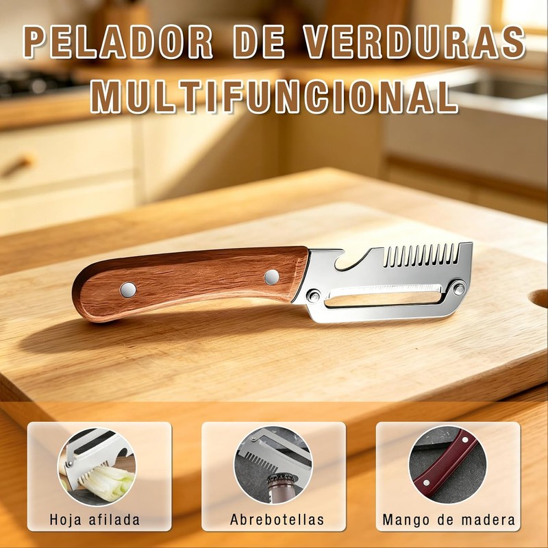 2PCS Pelador Verduras Multifunción