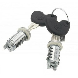 Piaggio Genuine OEM Ignition Seat Keys lock cylinder tumblers Set Without Transponder for Piaggio Fly, Liberty, Typhoon ZIP for Derbi Boulevard 50 125 150 5735125, 573512
