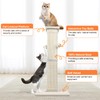 SOCATER Cat Scratching Post 33 Inch Nature Sisal Cat Scratch