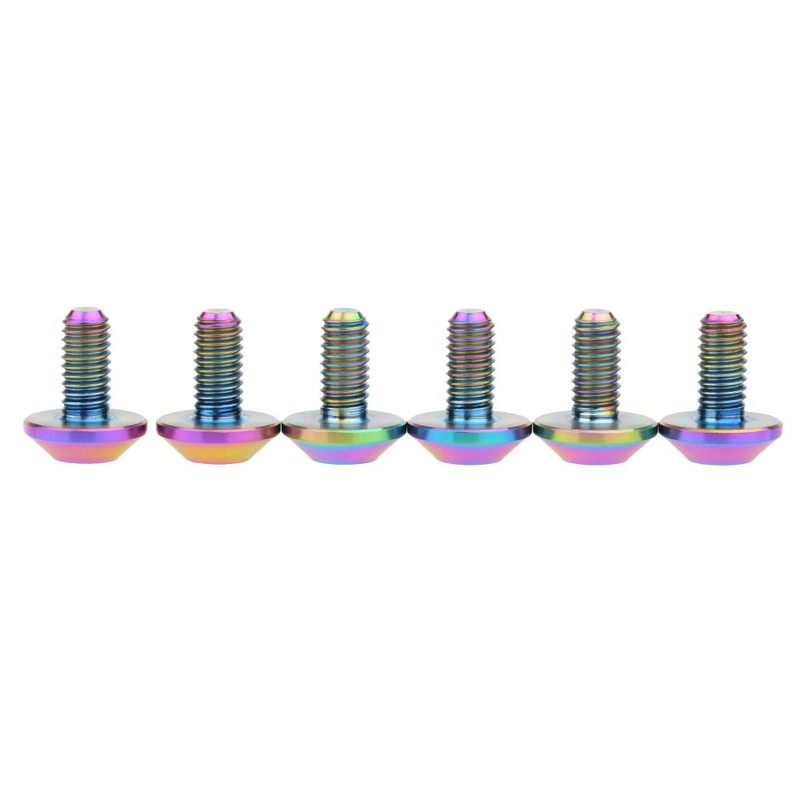 Dingtai Low Head Plum Head Titanium M6x12mm Brake Handlebar Bolts