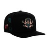 JC HATS NATAEL CANO CORRIDOS TUMBADOS BLACK GREEN SNAPBACK HAT
