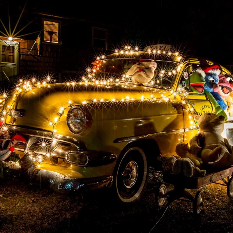 Minetom 100 Count Clear Warm White Mini Christmas String Lights