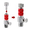 EUSTACE Airbrush Quick Joint Quick Joint with Air Adjustment Joint