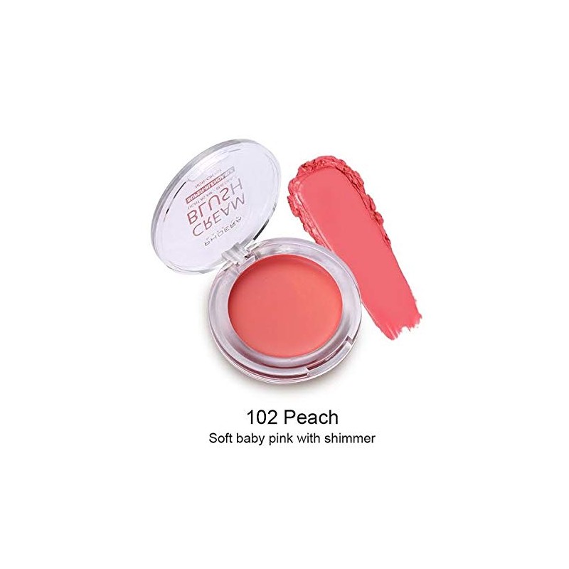 PHOERA Makeup Face Cheek Blush Cream Matte Blusher Super blend-able