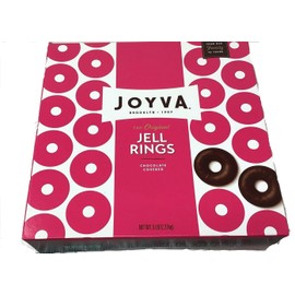 Jell Rings Classic Chocolate Covered Raspberry Jelly Candy 5 lb Bulk Box Vegan, Kosher Parve, Non-Dairy, Gluten-Free Gourmet Treats Made in Brooklyn