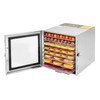 Commercial Food Dehydrator 8-Tray Fruit and Meat Dehydrator Stainless Steel