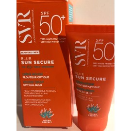 SVR Laboratoires SUN SECURE BLUR SPF 50+ Optical Blur Mousse Cream 50ml. NEW