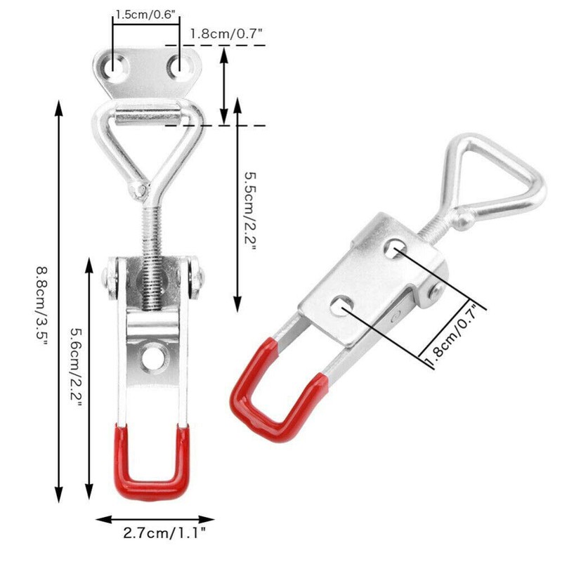 Gasea 6 Packs Adjustable Toggle Clamps, 100KG/ 220lbs Holding Capactity