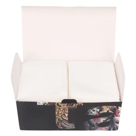 Pack of 100 Disposable Tattoo Wipes, Paper, Strong Water Absorption, Cotton Tattoo, Clean Skin Wipes, Fabric, Tattoo Towels, Tattoo Tissue Paper for Home Use in Beauty Salon