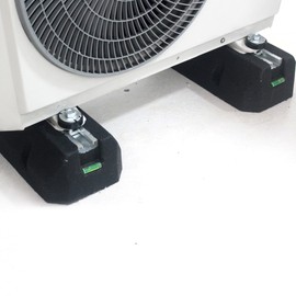 Mini Split Pad for 7000-75000BTU AC Mounting Bracket Base,Heavy-Duty Condenser Pad for Air Conditioners Condensers Heat Pump System Anti-Vibration Isolator Ground Stand Mount Outside (7000-36000BTU)