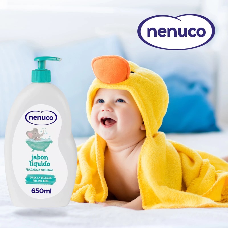 Nenuco Baby Body Wash –Original Scent, 21.9 fl oz, Dermatologist-