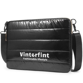 Vinterfint 14 inch Laptop Bag, Shoulder for MacBook Pro 14 M4 M3, Surface Laptop Studio 2, ThinkBook 14 Gen 8, Yoga Slim 7x, Messenger for 14.5" XPS 14, Inspiron 14, EliteBook X G1a, HP Puffy Laptop