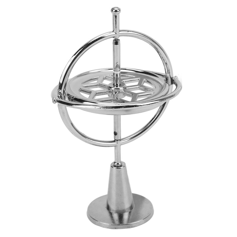 Metal Gyroscope Anti Gravity Rotating Top Gyroscope Balance Toy Educational