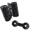 MARRTEUM Shade Cloth Plastic Clips Black Shading Net Fixed Round