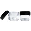 Beauticom 12 Pieces 30 Gram 30 ML Empty Clear Round