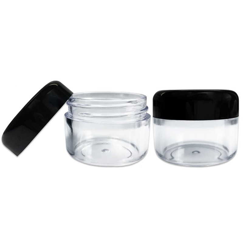 Beauticom 12 Pieces 30 Gram 30 ML Empty Clear Round