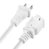 VSEER 2 Prong Polarized Plug Extension Cord with On Off