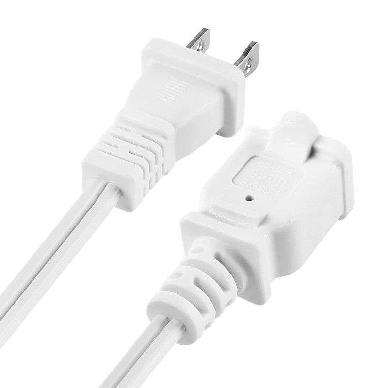 VSEER 2 Prong Polarized Plug Extension Cord with On Off